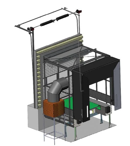 Modèle 3D d’un ensemble mécanique conçu en CAO