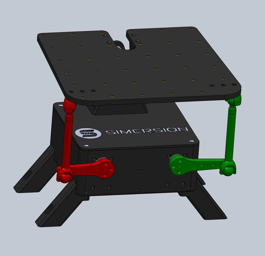 Rendu 3D du simulateur pédagogique Tango, vue de face